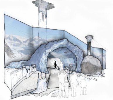 Birmingham Ice Adventure Entrance Concept