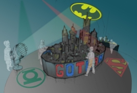 Lego DIscovery Centres- Superhero Concept sketch